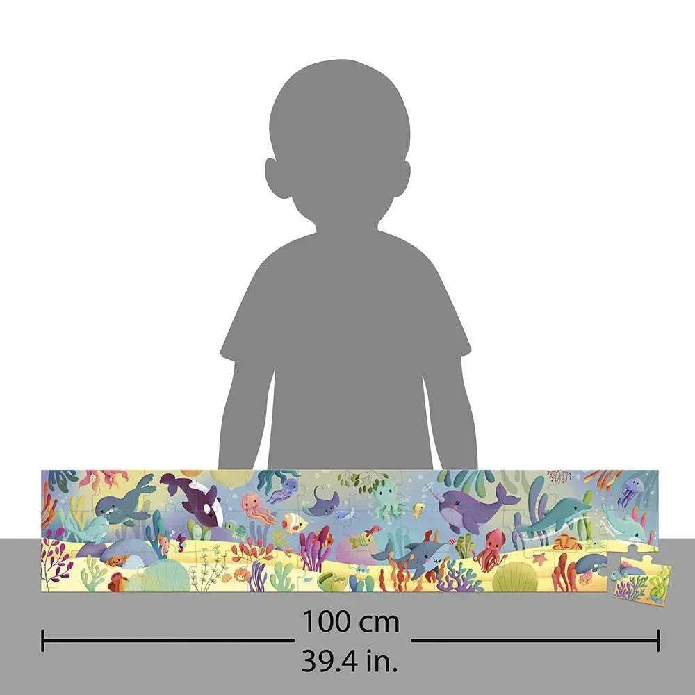 Janod Sea Animals Frieze Puzzle 36 Pieces Jelly cat