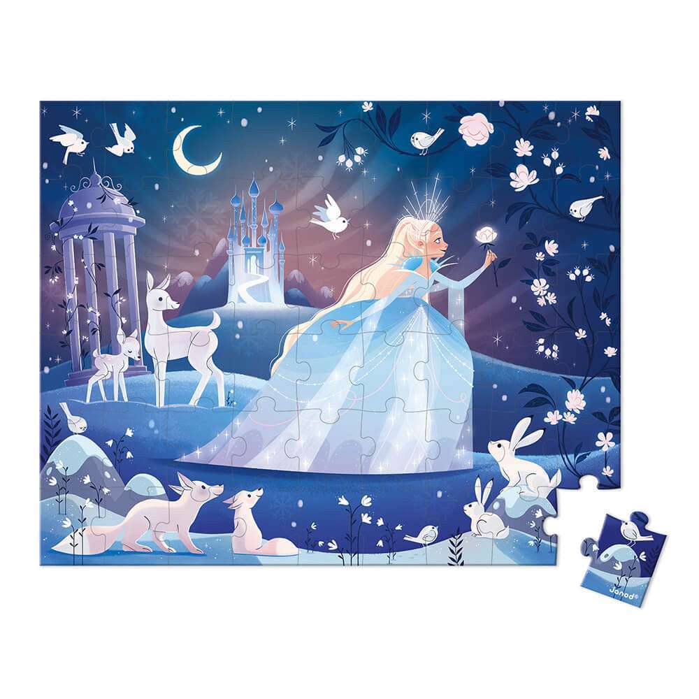 Janod Puzzle Icy Enchantment - 54 pcs Jelly cat