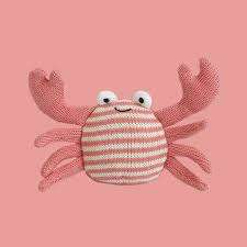Mon Ami Caldwell Crab Knit Rattle - Caitly