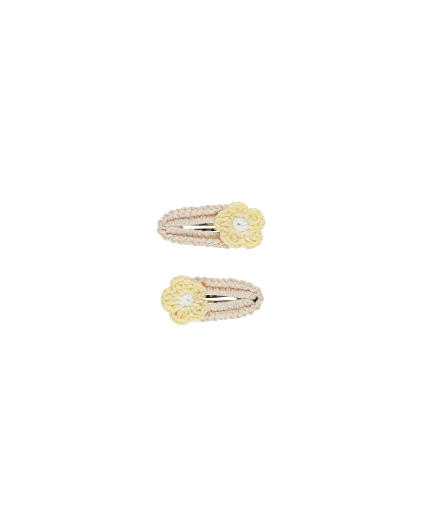 Rylee + Cru Crochet Clips || Yellow Daisy - Caitly