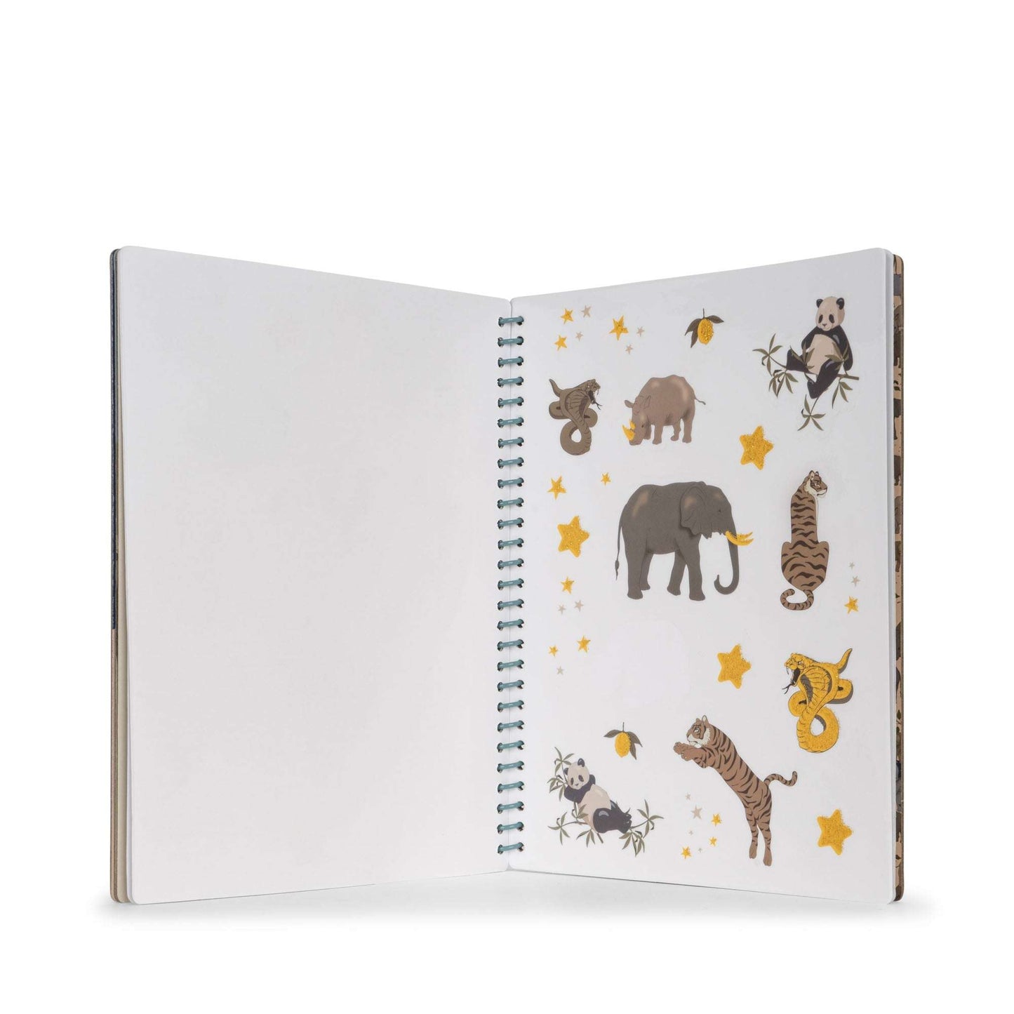 Konges Slojd My Sticker Book Blue Jelly cat