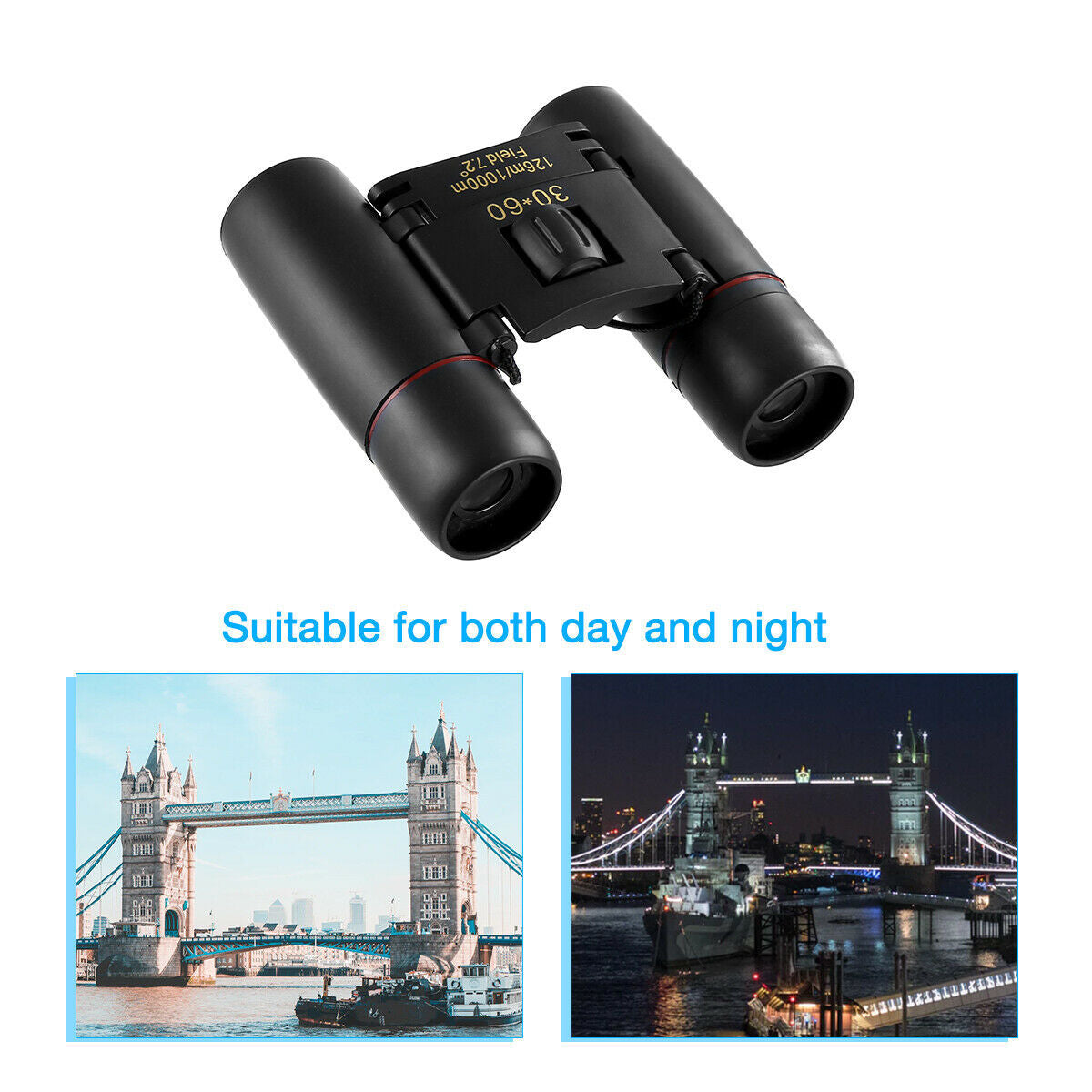 Compact Travel Zoom Binoculars - vuliza