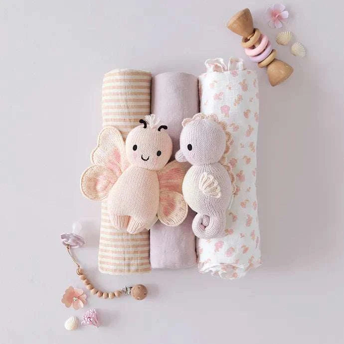 Cuddle + Kind Baby Seahorse Lilac - Caitly