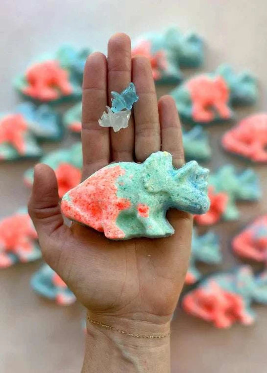 Triceratops Dino Bath Bomb - with Toy! - Caitly