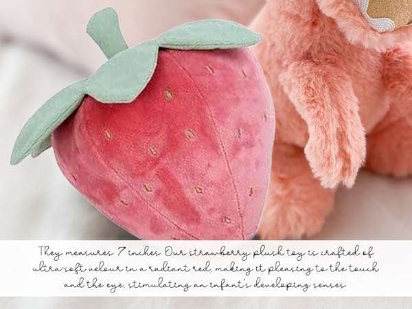 Mon Ami Strawberry Scented Plush Toy - Caitly