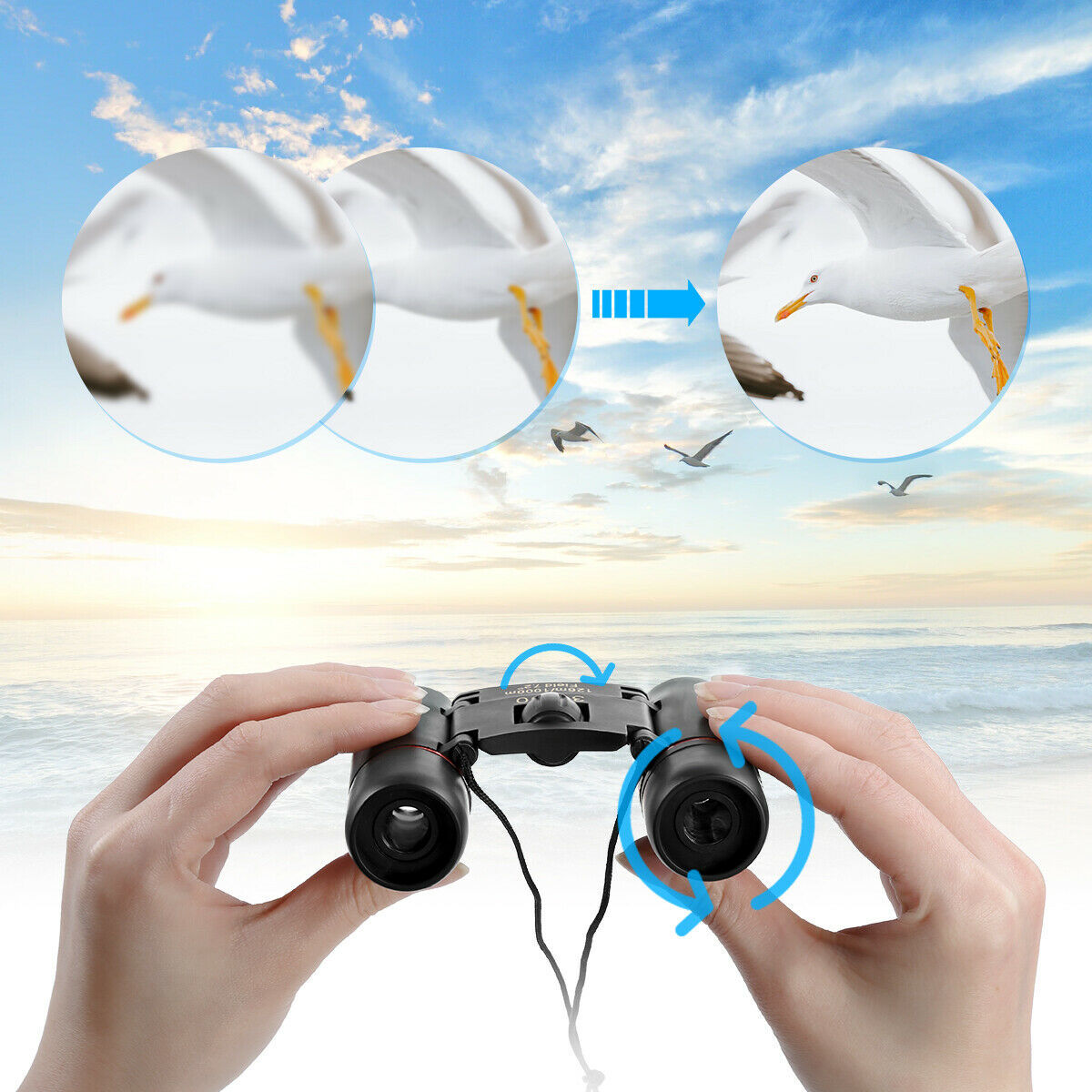 Compact Travel Zoom Binoculars - vuliza