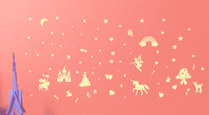 Fairy Tales Glow in the Dark Wall Stickers - Caitly