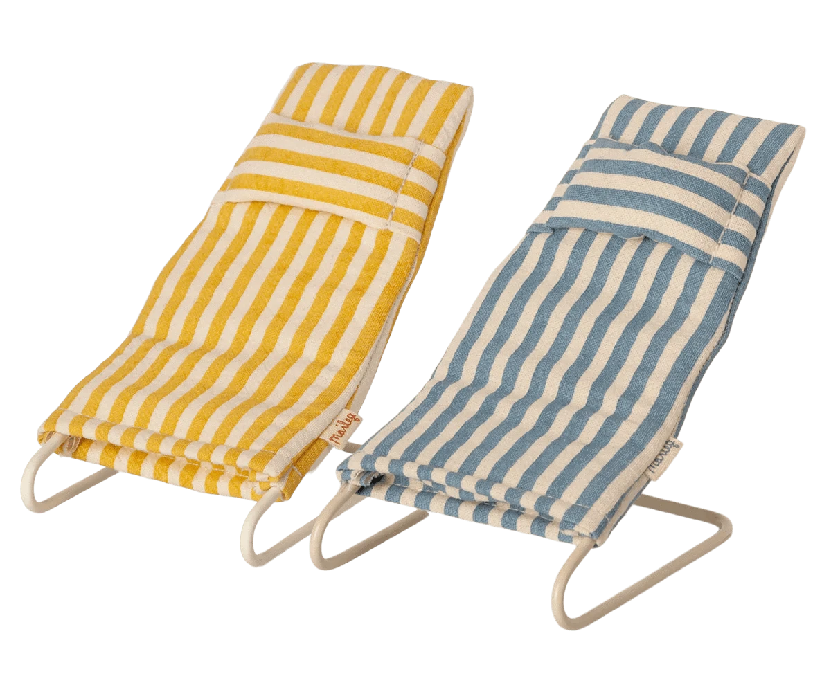 Maileg Beach Chair Set for Mice Jelly cat