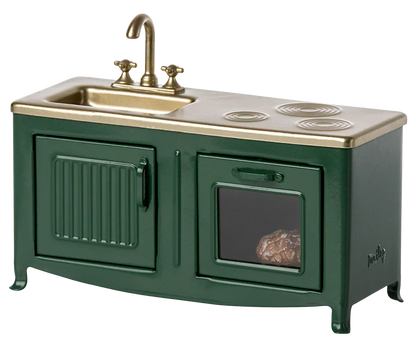 Maileg Kitchen, Mouse - Dark Green - Caitly