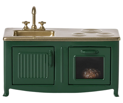 Maileg Kitchen, Mouse - Dark Green - Caitly