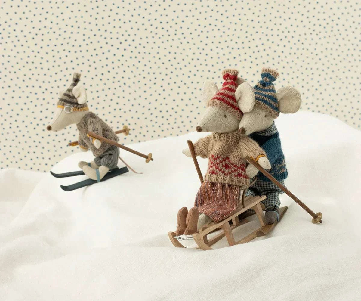 Maileg Sled, Mouse - Caitly