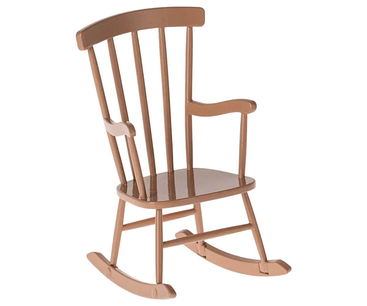 Maileg Rocking chair, Mouse - Dark Powder - Caitly