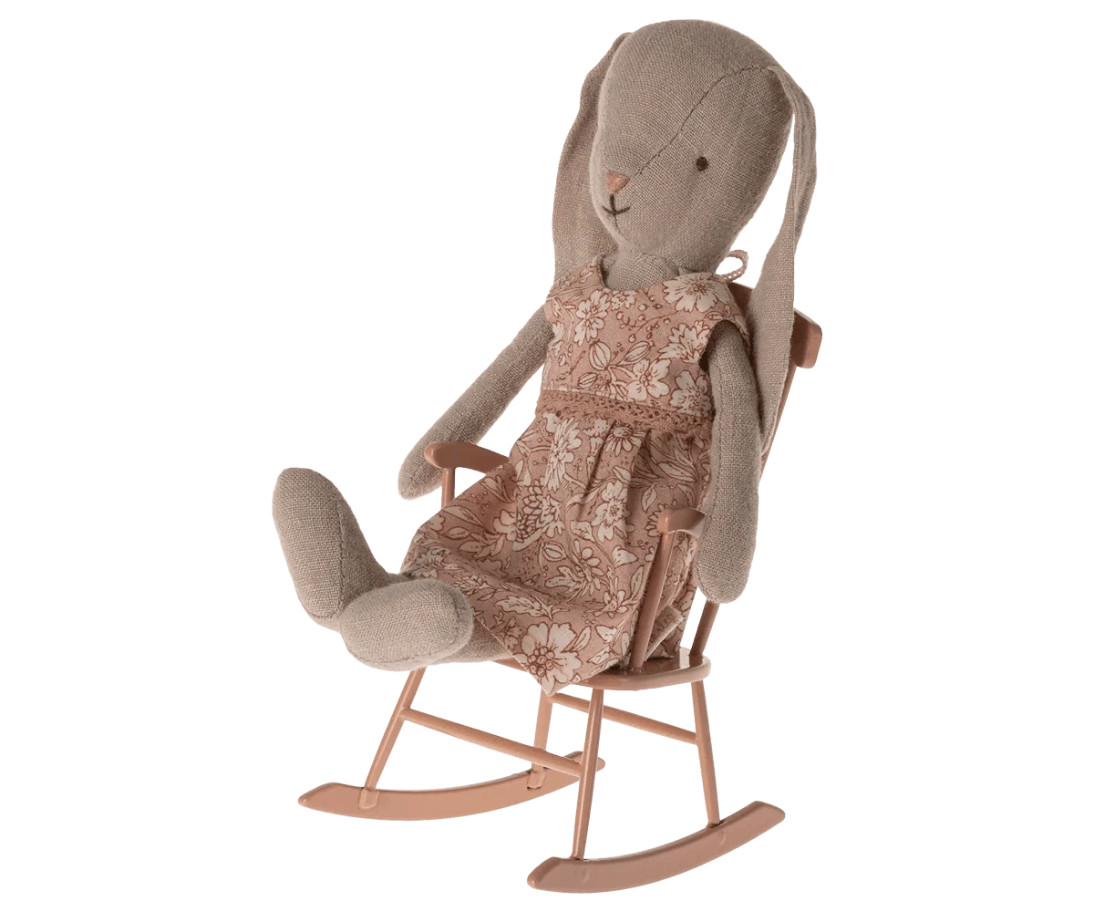 Maileg Rocking Chair, Mini - Dark Powder - Caitly