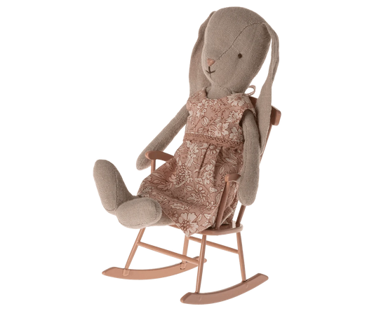 Maileg Rocking Chair, Mini - Dark Powder - Caitly