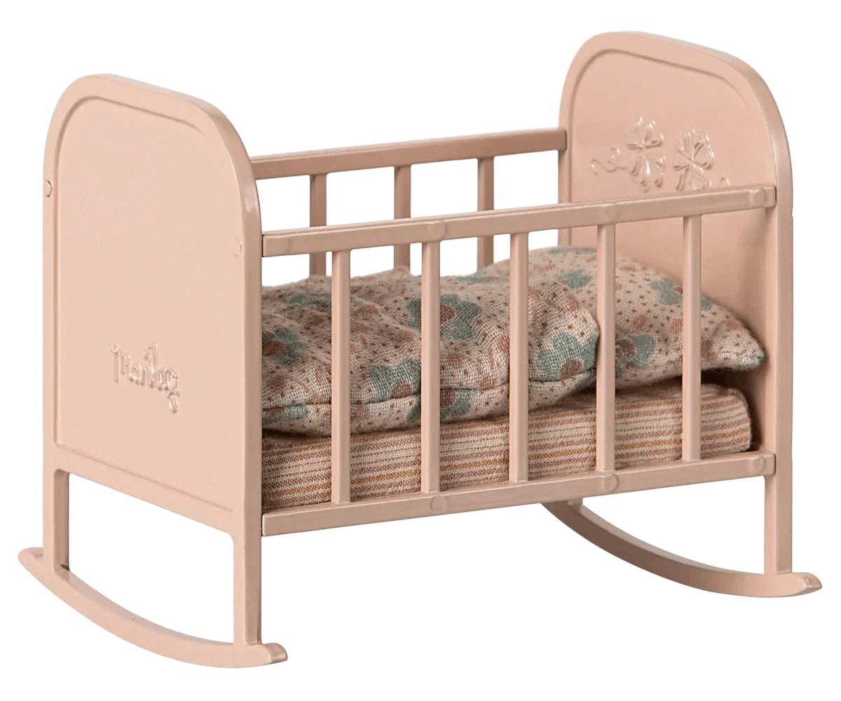 Maileg Cradle, My - Light rose - Caitly