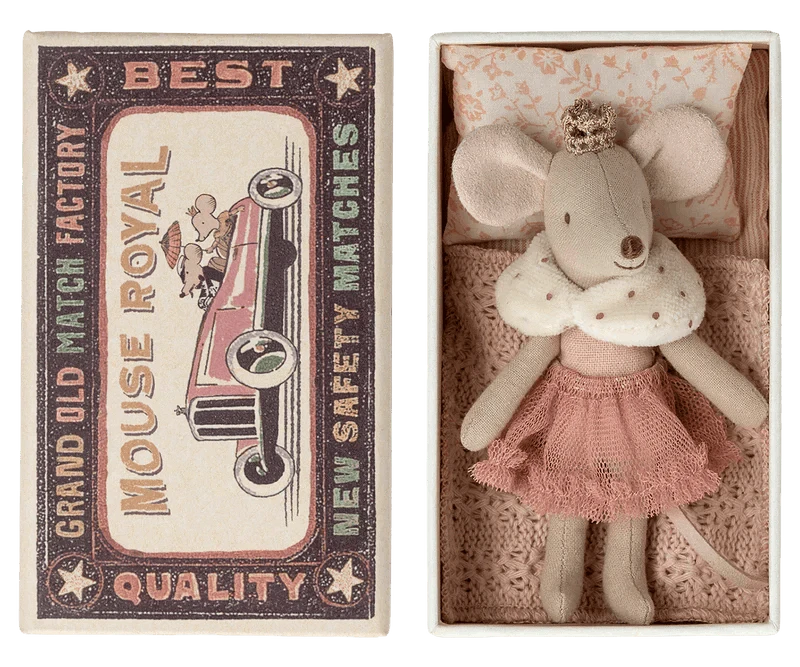 Princess Mouse, Little Sister in Matchbox - Rose - Caitly