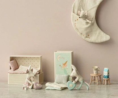 Maileg Tooth Fairy Mouse, Little Sister In Matchbox - Caitly