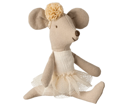 Maileg Ballerina Mouse, Little Sister - Off White - Caitly