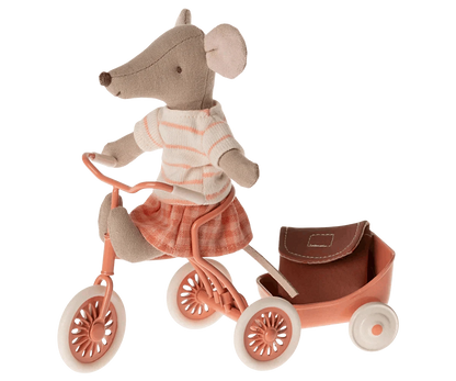 Maileg Tricycle Mouse Big Sister Coral - Caitly