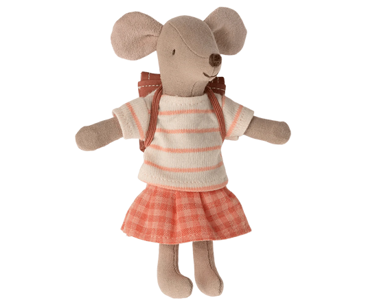 Maileg Tricycle Mouse Big Sister Coral - Caitly
