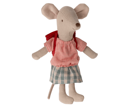 Maileg Tricycle Mouse Big Sister Red - Caitly