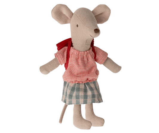 Maileg Tricycle Mouse Big Sister Red - Caitly