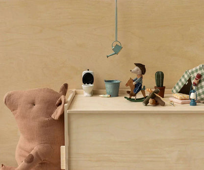 Maileg Cowboy mouse on rocking horse, Little brother - Caitly