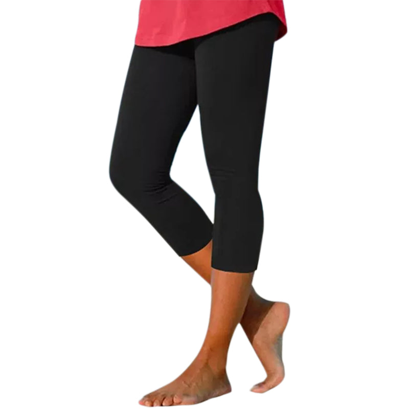 Women's Plain Casual Leggings - vuliza