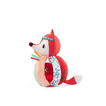 Alice the Fox Rattle with Handles - Caitly