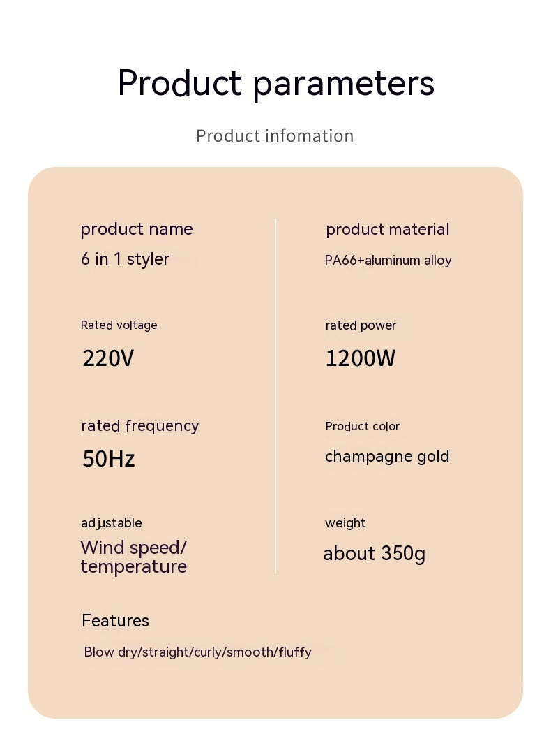 Automatic Multifunction Hair Dryer - vuliza