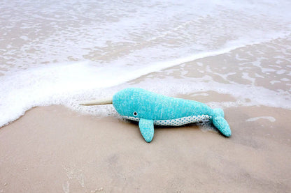 Mon Ami Nev Narwhal Knit Toy - Caitly