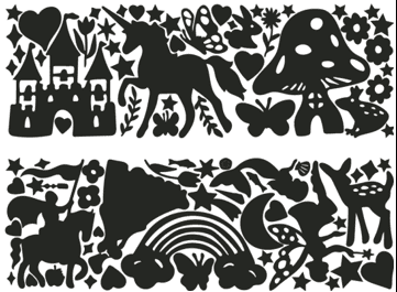 Fairy Tales Glow in the Dark Wall Stickers - Caitly