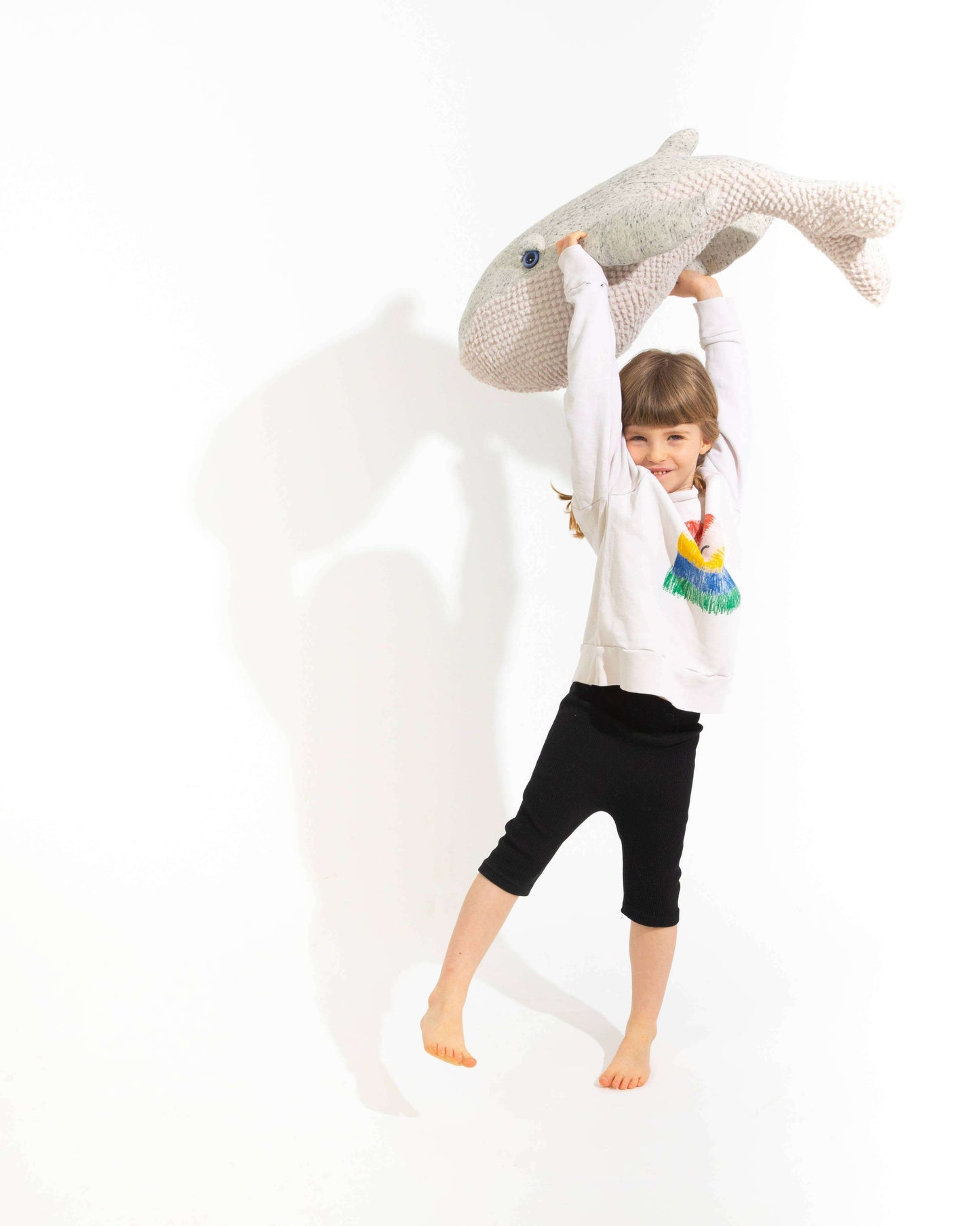 BigStuffed Stuffed Animal The Whale Big Grandpa - Caitly