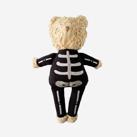Plush Skeleton Bear Toy Halloween Stuffed Animal Doll Baby - Caitly