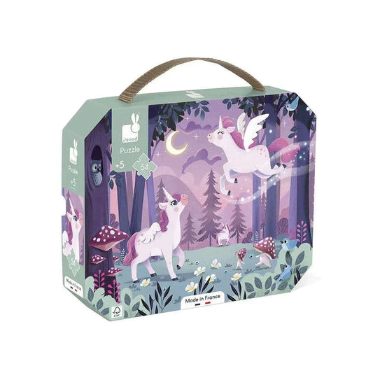 Janod Puzzle Unicorns - 54 pcs Jelly cat