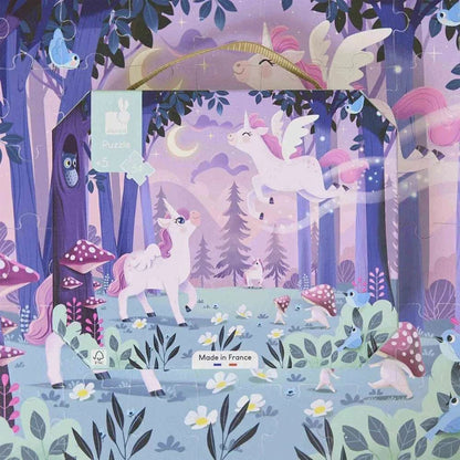 Janod Puzzle Unicorns - 54 pcs Jelly cat