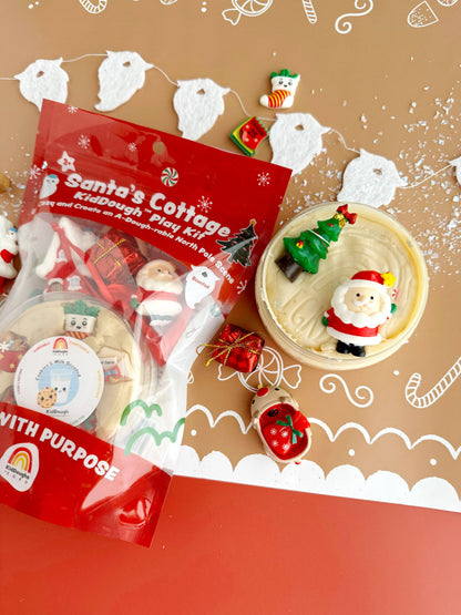 Santa's Cottage (Milk & Cookies) KidDough Play Kit - Caitly