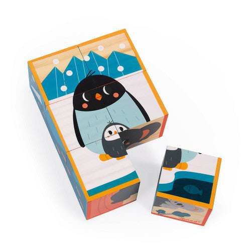 6 Animal Wooden Blocks - Caitly