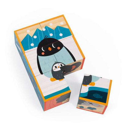6 Animal Wooden Blocks - Caitly