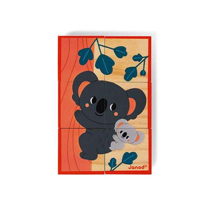 6 Animal Wooden Blocks - Caitly
