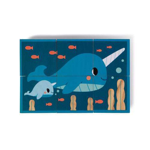6 Animal Wooden Blocks - Caitly