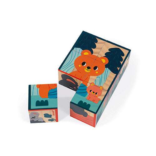 6 Animal Wooden Blocks - Caitly