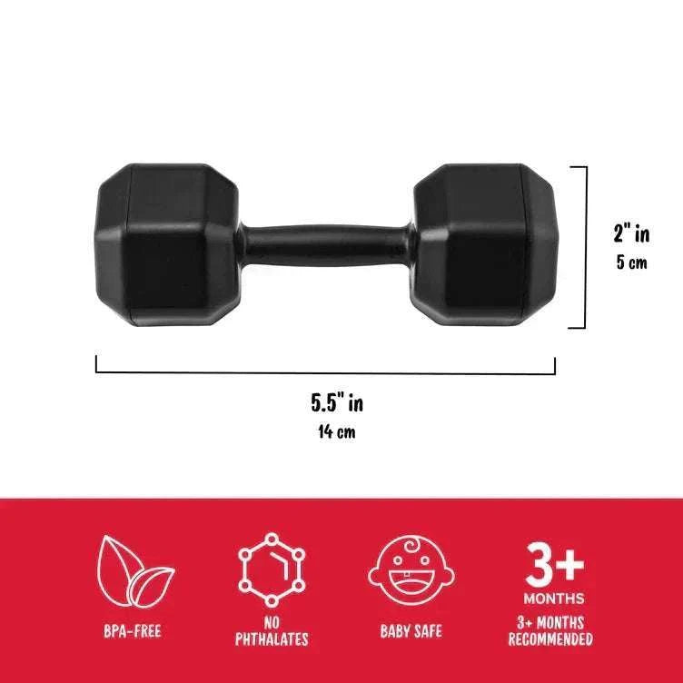 Buff Baby Dumbbell Rattle - Caitly