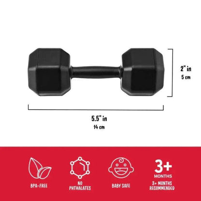 Buff Baby Dumbbell Rattle - Caitly