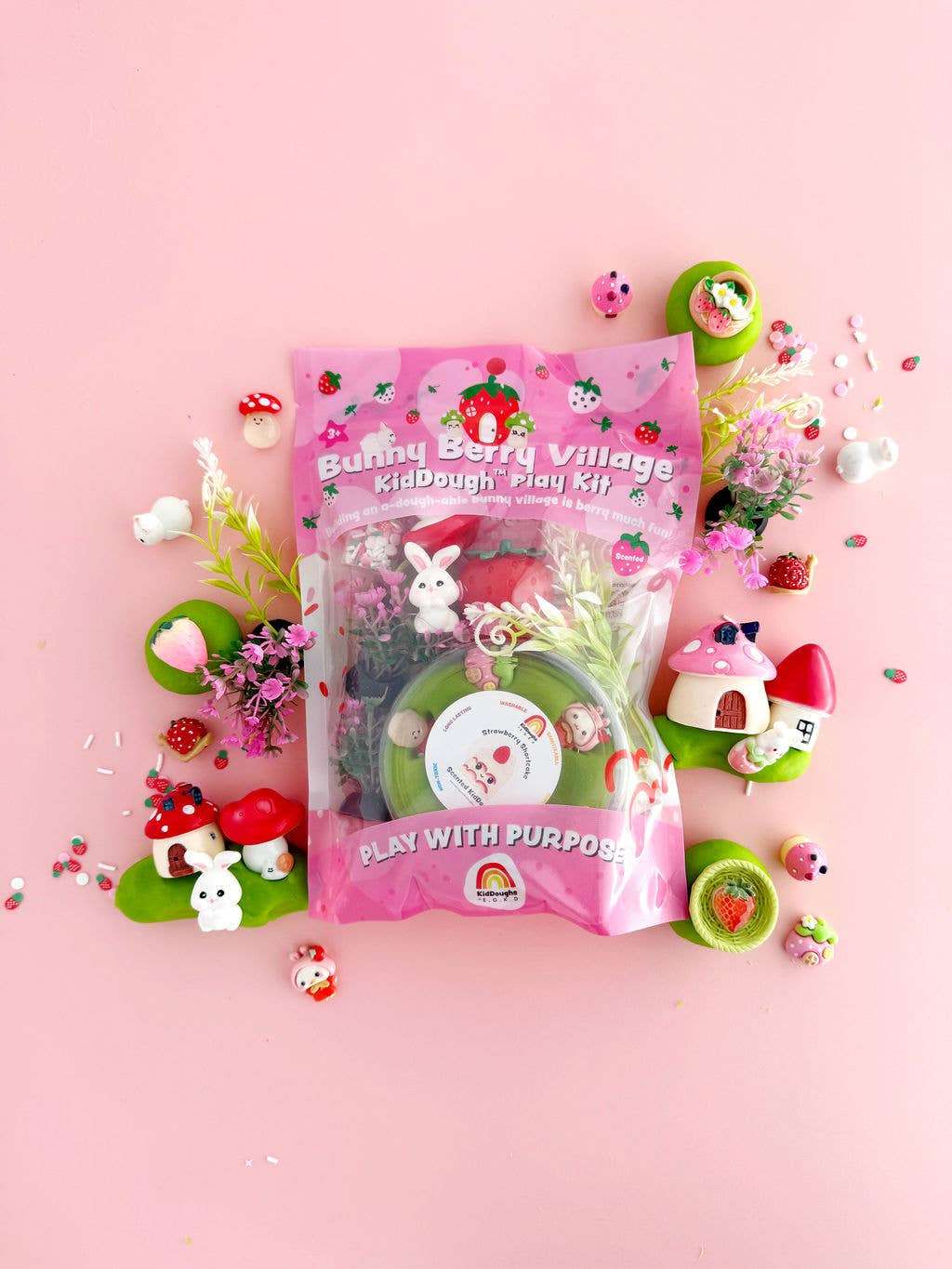 Bunny Berry Village KidDough Play Kit - Caitly
