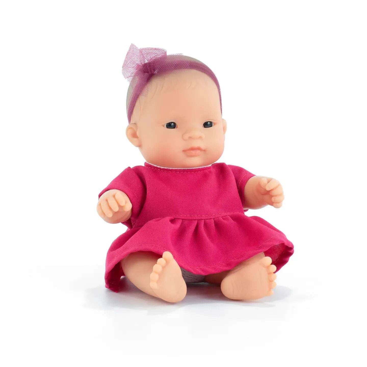 Miniland Baby Doll Asian Girl 8 1/4'' - Caitly