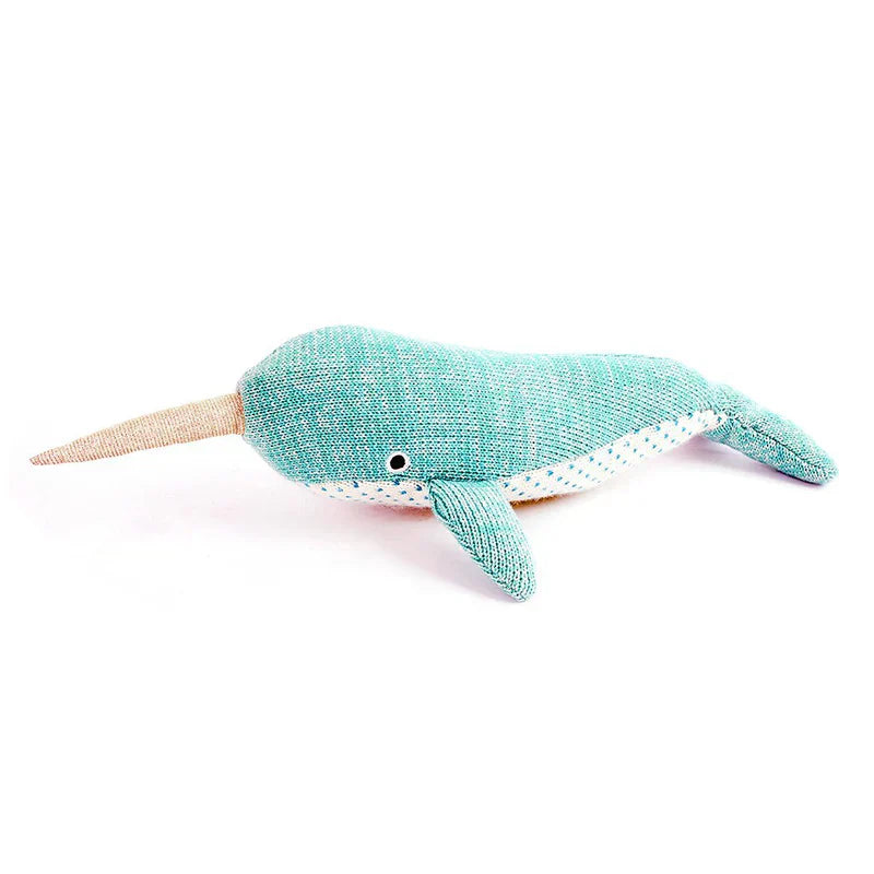 Mon Ami Nev Narwhal Knit Toy - Caitly