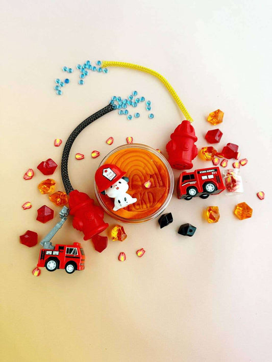 Fire Station (Cherry Mango) KidDough Play Kit - Caitly
