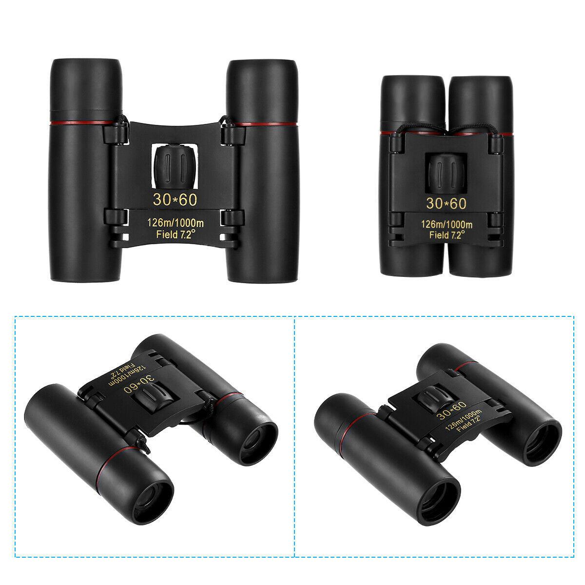 Compact Travel Zoom Binoculars - vuliza