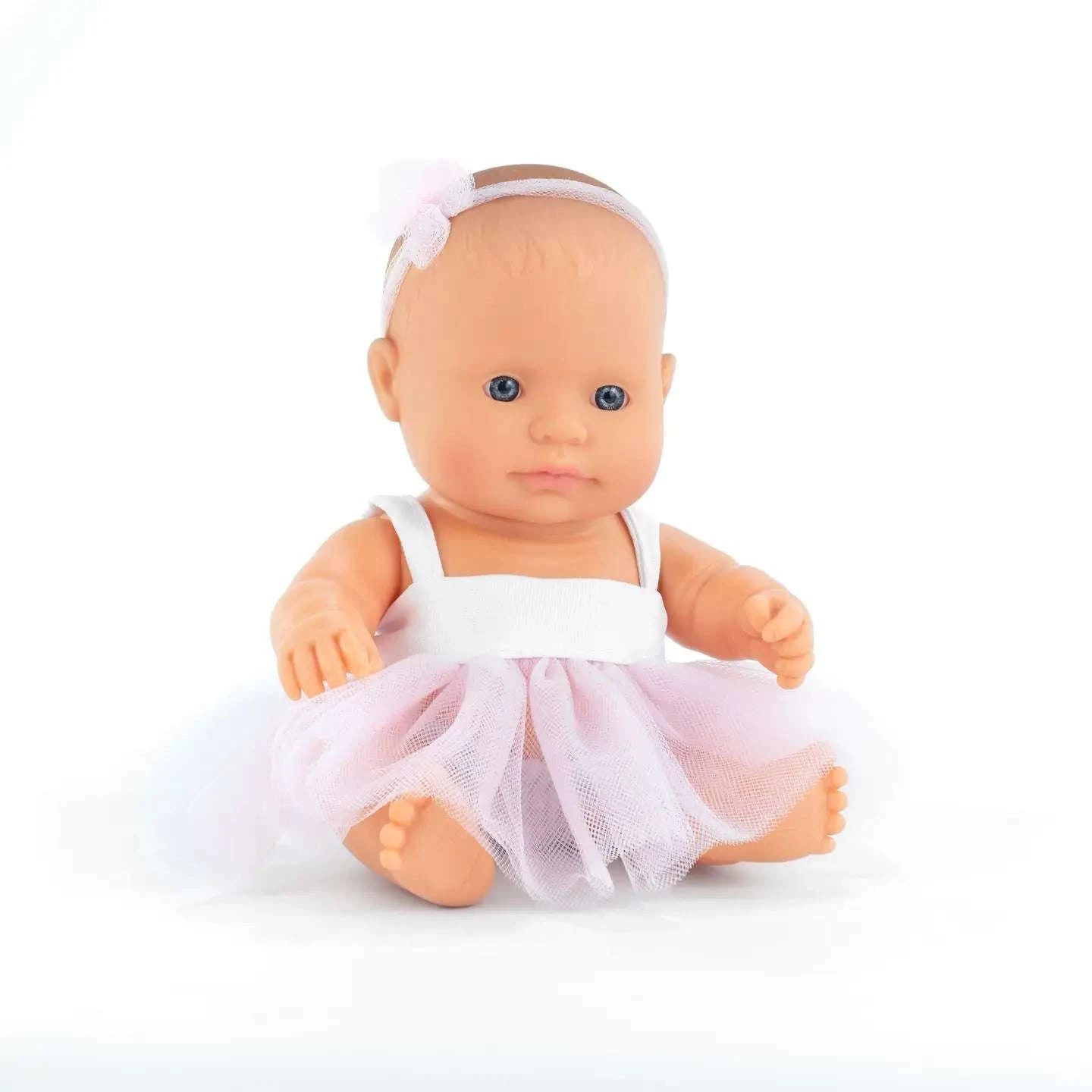 Miniland Baby Doll Caucasian Girl 8 1/4'' - Caitly